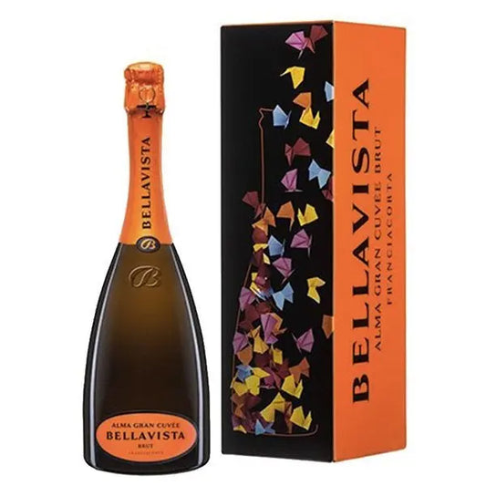 Bellavista Alma Gran Cuvee Brut NV (Gift Box) (1x75cl) - TwoMoreGlasses.com