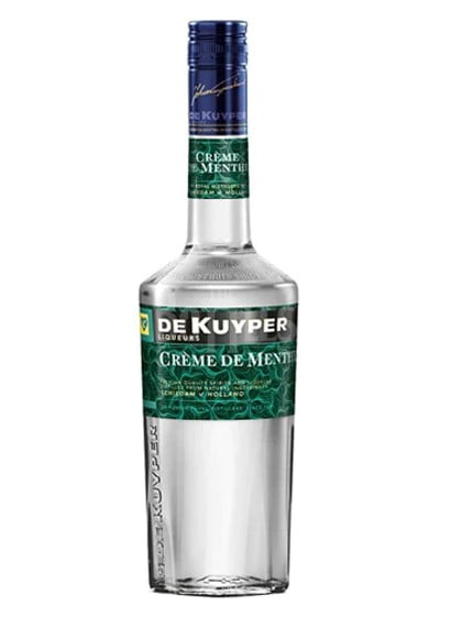 De Kuyper Creme de Menthe White Liqueur (1x70cl) - TwoMoreGlasses.com