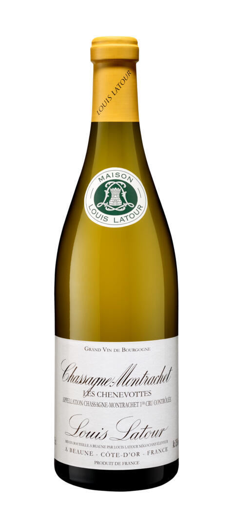 Louis Latour Chassagne Montrachet 1er Cru Les Chenevottes 2020 (1x75cl) - TwoMoreGlasses.com