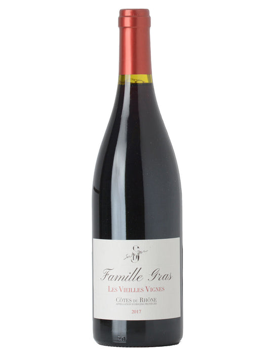 SANTA DUC, (Famille Gras) Cotes du Rhone red "Les Vieilles Vignes" 2017 (1x75cl) - TwoMoreGlasses.com