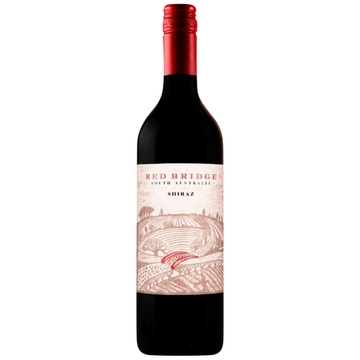 Red Bridge Shiraz 2022 (1x75cl) - TwoMoreGlasses.com