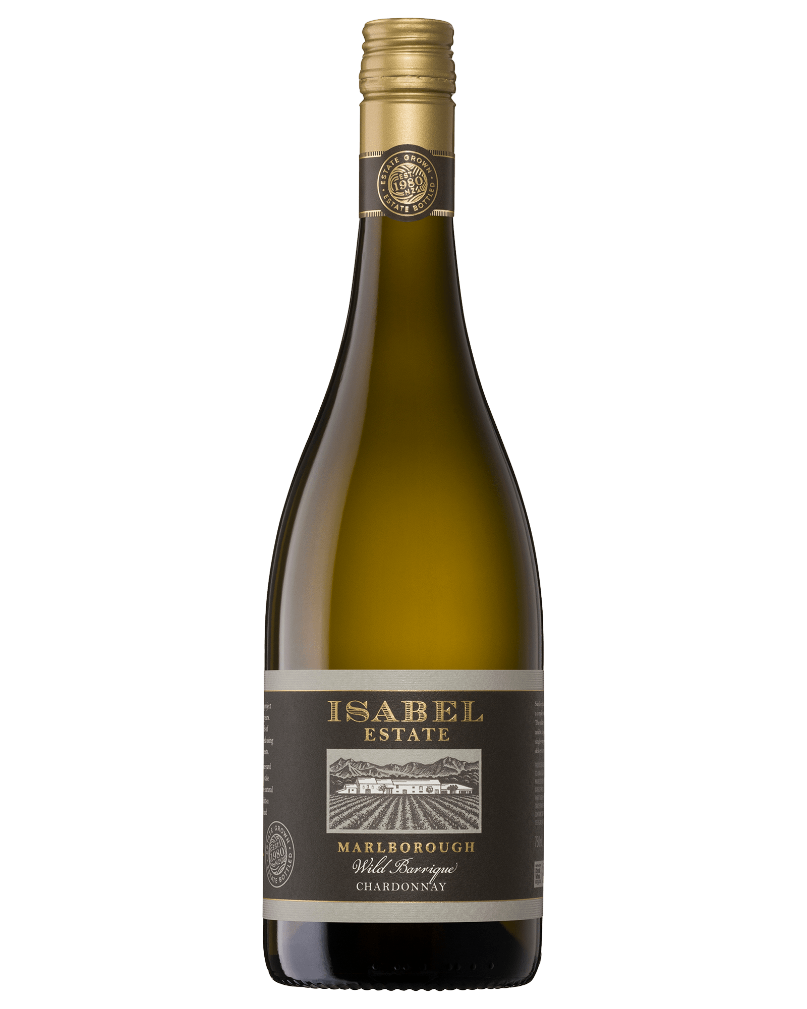 Isabel Estate Wild Barrique Chardonnay, Malborough (SC) 2020 (1x75cl) - TwoMoreGlasses.com