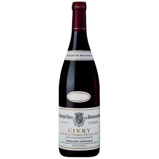 Domaine Baron Thenard Givry 1er Cru Clos Saint Pierre Rouge 2018 (1x75cl) - TwoMoreGlasses.com