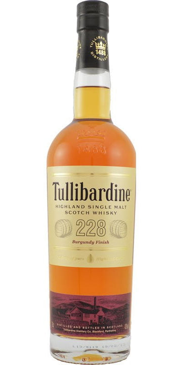 Tullibardine 228 Burgundy Finish 43% (1x70cl) - TwoMoreGlasses.com