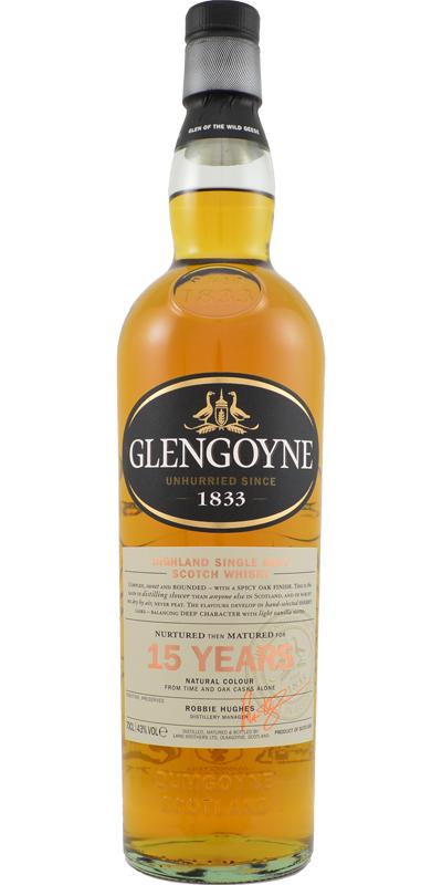 Glengoyne 15 Year Old 43% (1x70cl) - TwoMoreGlasses.com
