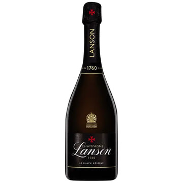 Champagne Lanson Le Black Reserve Brut NV (1x75cl) - TwoMoreGlasses.com