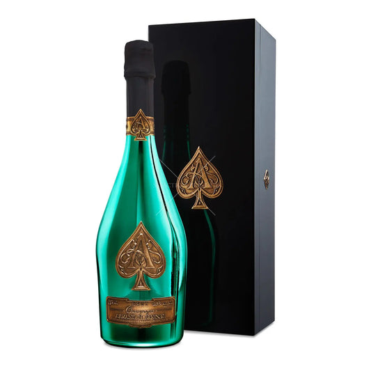 Armand De Brignac Brut Green (Wooden Box) (1x75cl) - TwoMoreGlasses.com