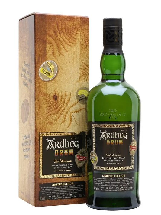 Ardbeg Single Malt Scotch Whisky Drum Limited Edition (1x70cl) - TwoMoreGlasses.com