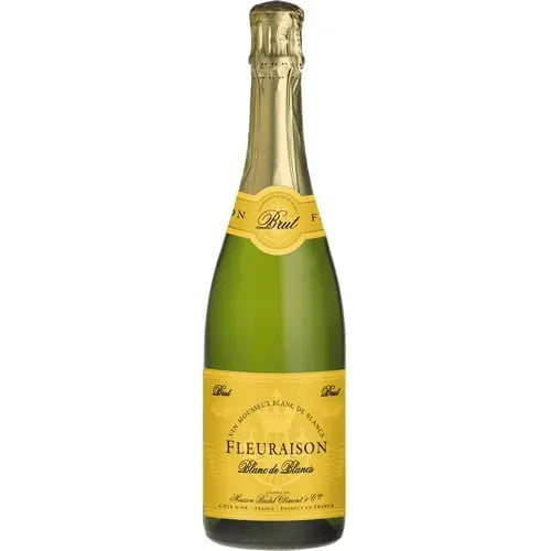 Badet Clement Vin Mousseux Blanc de blancs Fleuraison NV (1x75cl) - TwoMoreGlasses.com