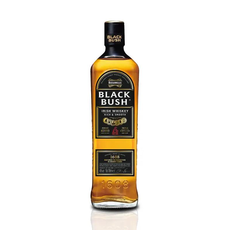 Black Bush Irish Whiskey (1x70cl) - TwoMoreGlasses.com