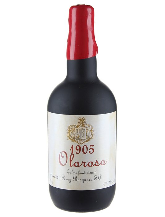 Oloroso 1905 Solera Fundacional NV, Perez Barquero (1x75cl) - TwoMoreGlasses.com