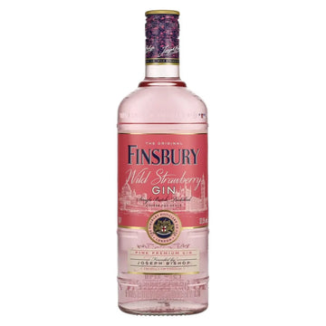 Borco Finsbury Wild Strawberry Pink Gin (1x70cl) - TwoMoreGlasses.com
