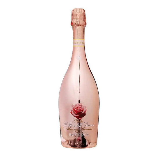 Bottega Manzoni Moscato Pink Rose (1x75cl) - TwoMoreGlasses.com