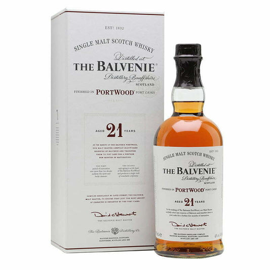 The Balvenie PortWood Aged 21 Years (1x70cl) - TwoMoreGlasses.com