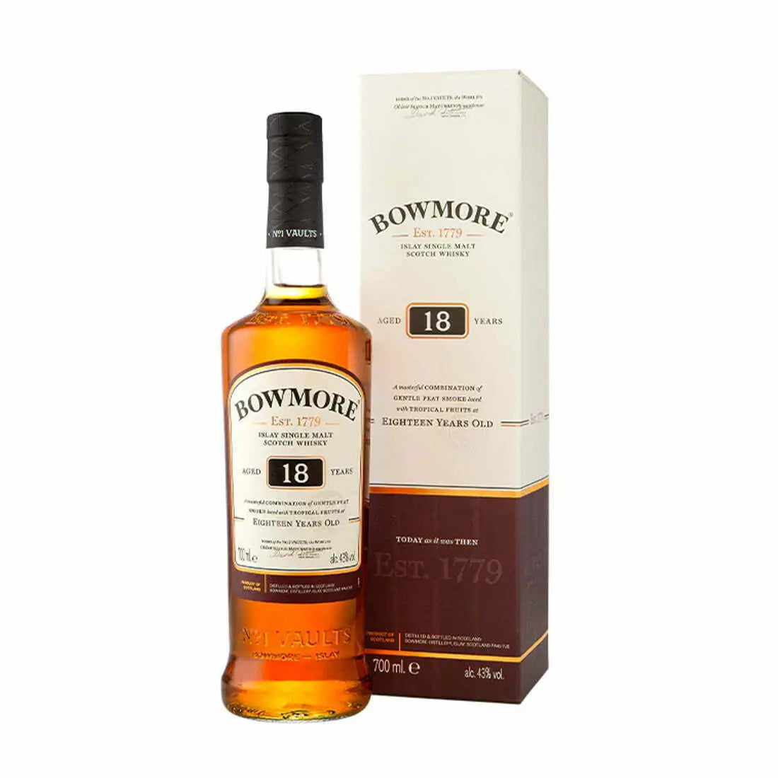 Bowmore 18 Year Old (1x70cl) - TwoMoreGlasses.com