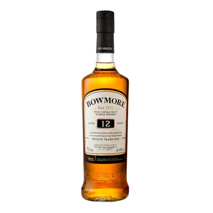Bowmore 12 Years Old Single Malt Scotch Whisky (no Gift Box) (1x70cl) - TwoMoreGlasses.com