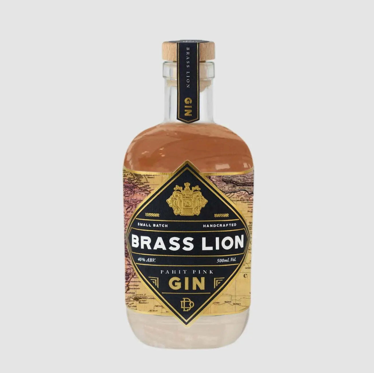 Brass Lion Pahit Pink Gin (1x50cl) - TwoMoreGlasses.com