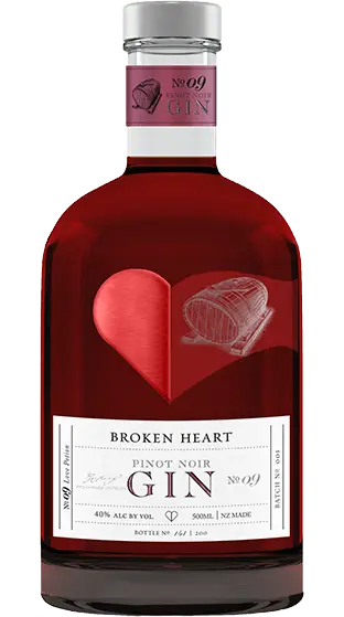 Broken Heart - Pinot Noir Gin 40% (6x50cl) - TwoMoreGlasses.com
