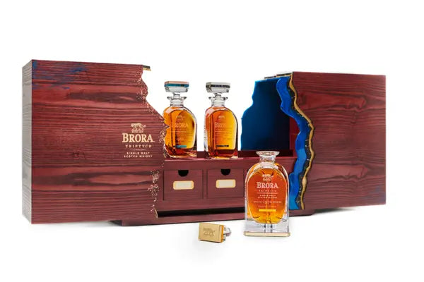 [Pre-Order] Premium Brora Triptych Whisky Set (3x50cl) - TwoMoreGlasses.com