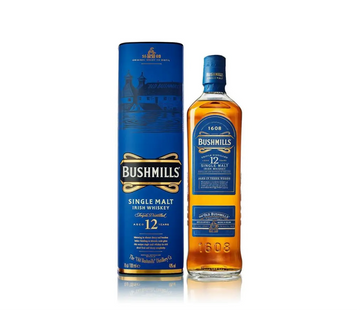 Bushmills 12 Years Single Malt Whiskey (1x70cl) - TwoMoreGlasses.com