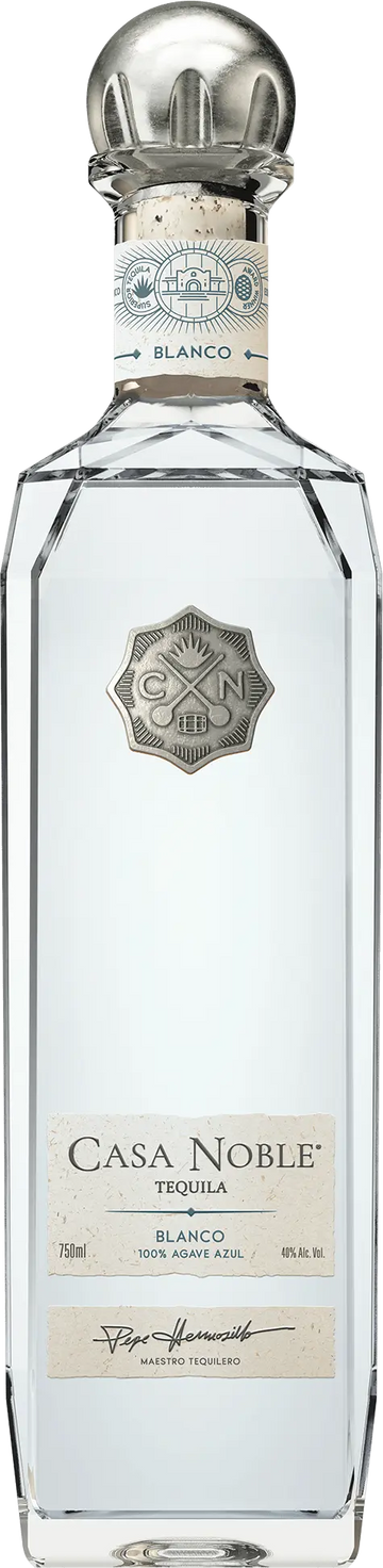 Casa Noble 100% Agave Tequila Blanco (1x75cl) - TwoMoreGlasses.com