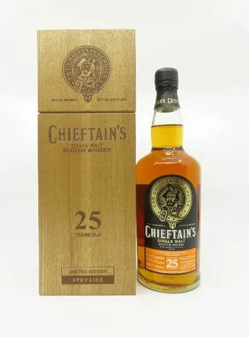 Chieftain's Single Malt Scotch Whisky 25 Years Old (1x70cl) - TwoMoreGlasses.com