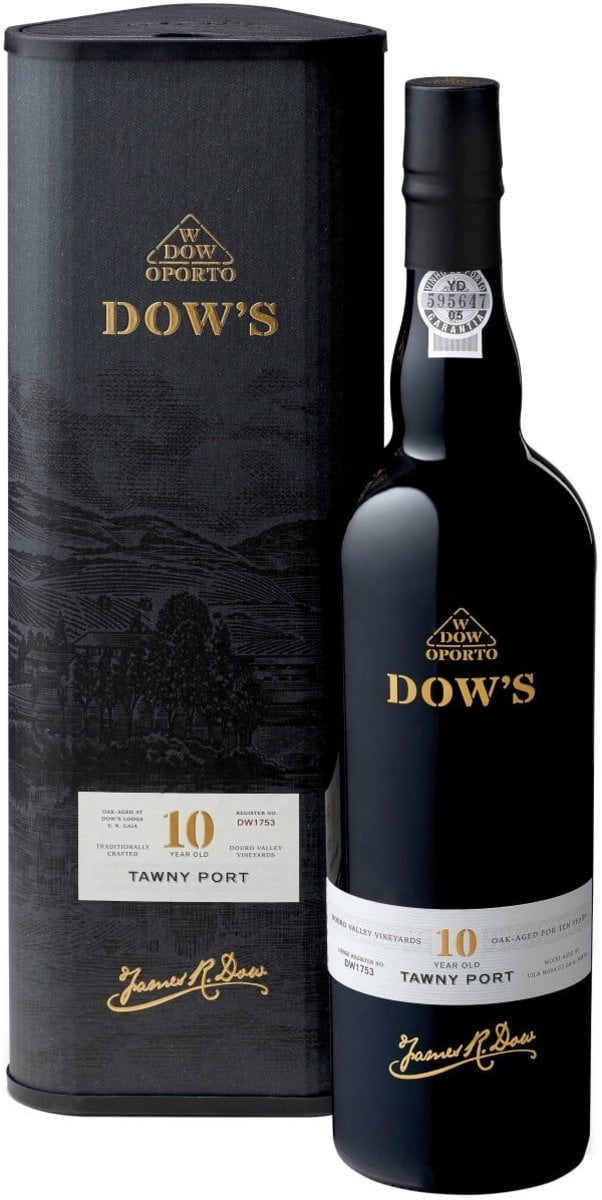 Dows 10 Year Old Tawny Port Tappit Hen (Wooden Box) (1x225cl) - TwoMoreGlasses.com