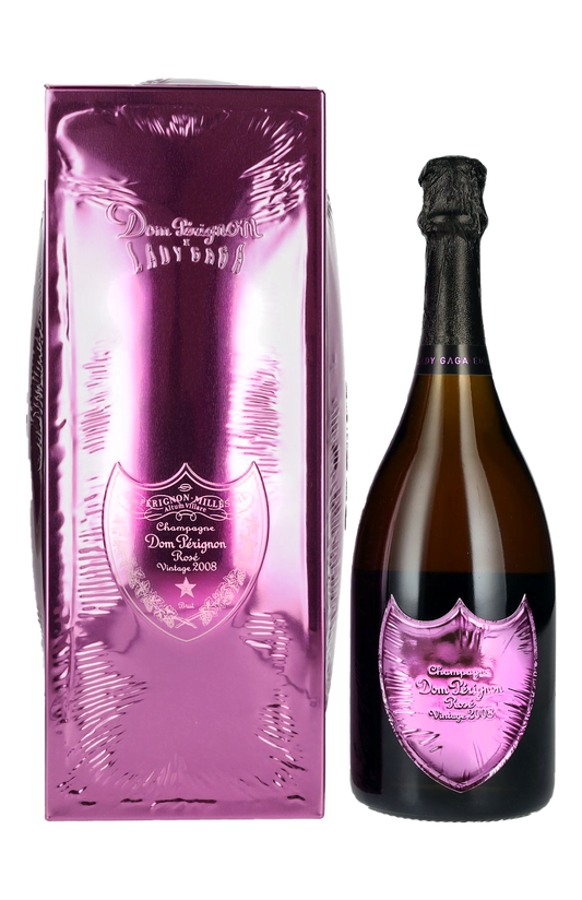 Dom Perignon Rose 2008 Lady Gaga Limited Edition (1x75cl) - TwoMoreGlasses.com