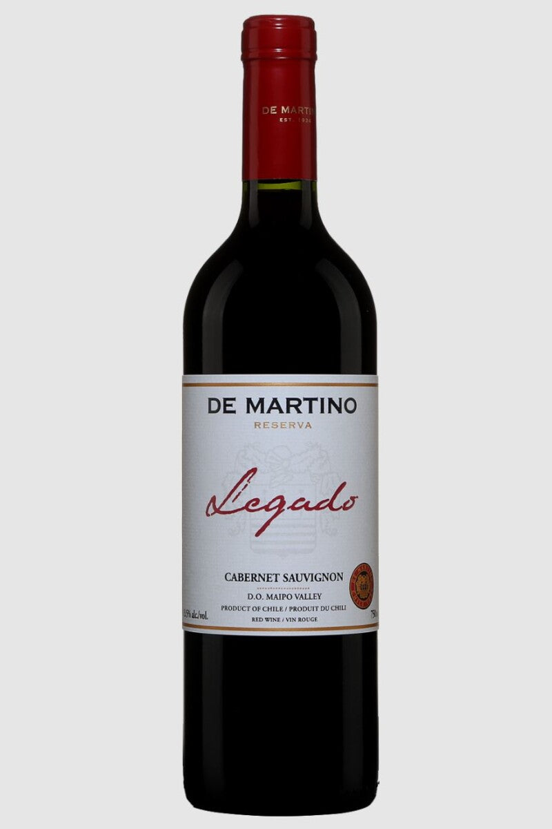 De Martino Legado Reserva Maipo Valley Cabernet Sauvignon 2021 (1x75cl) - TwoMoreGlasses.com