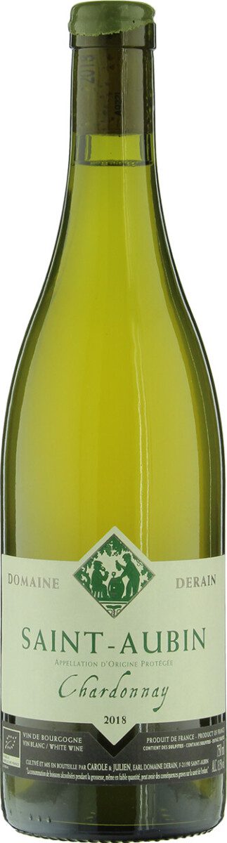 DERAIN, Saint Aubin Blanc 2018 (1x75cl) - TwoMoreGlasses.com