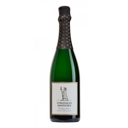 Vereinigte Hospitien Riesling Sekt Brut 2018 (6x75cl) - TwoMoreGlasses.com