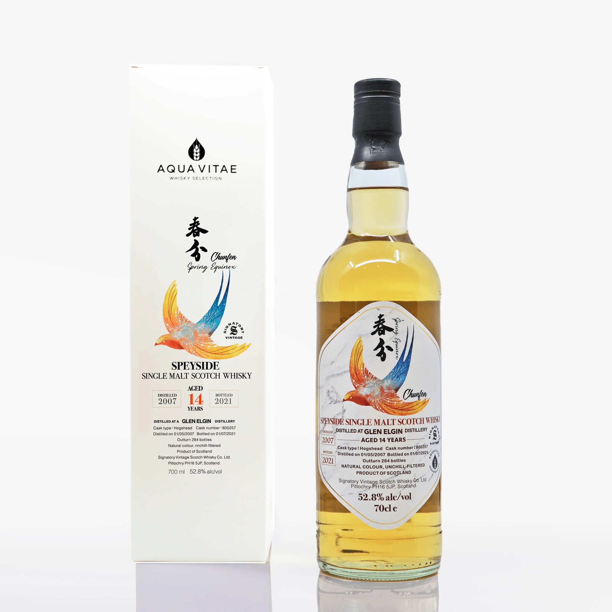 Aqua Vitae Glen Elgin 14 years - ?? Chunfen (1x70cl) - TwoMoreGlasses.com