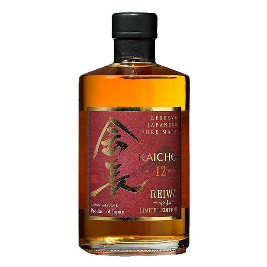 會長Kaicho 令和Reiwa Series 12 years old pure malt Whisky (1x70cl) - TwoMoreGlasses.com
