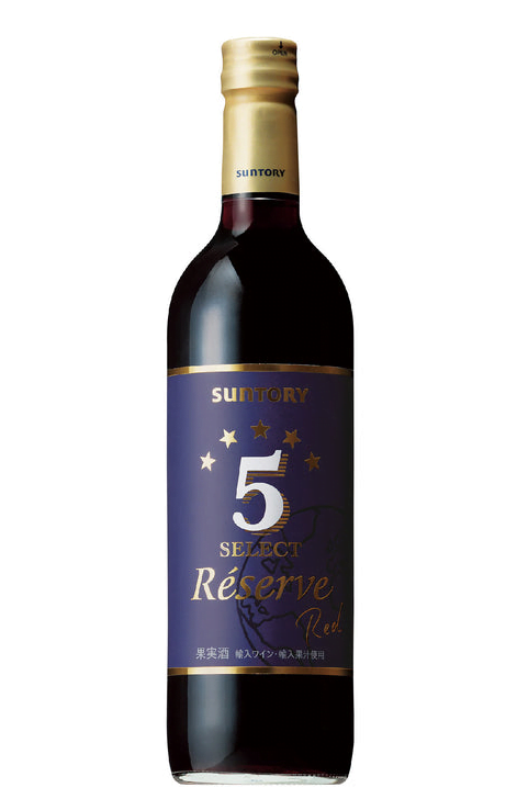 Suntory Five Select Reserve Red NV (1x75cl) - TwoMoreGlasses.com