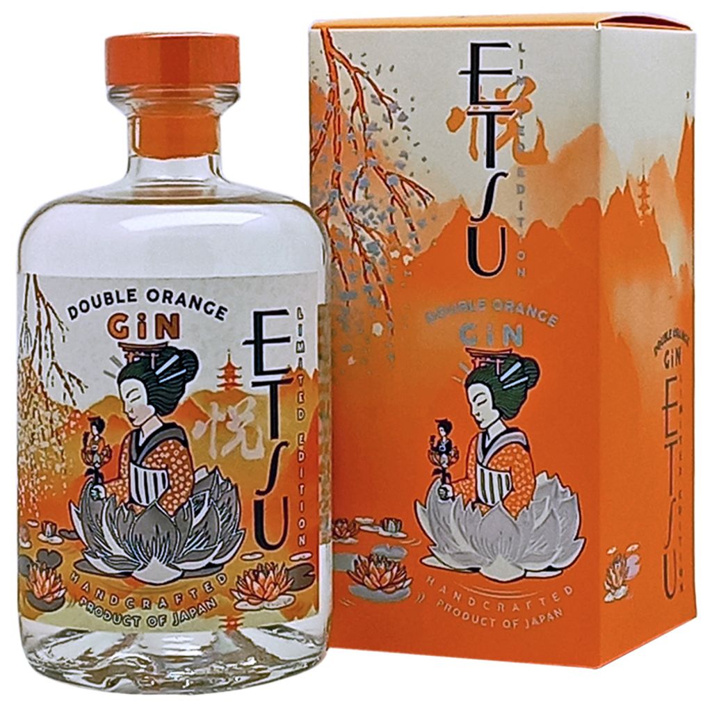 ETSU Double Orange Handcrafted Gin (Hokkaido) (1x70cl) - TwoMoreGlasses.com