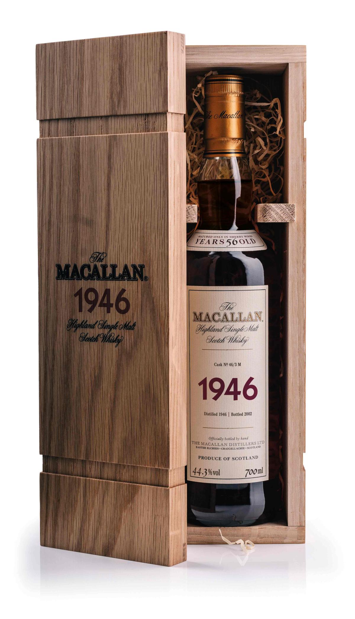 The Macallan Fine &amp; Rare 1946 (1x70cl) - TwoMoreGlasses.com