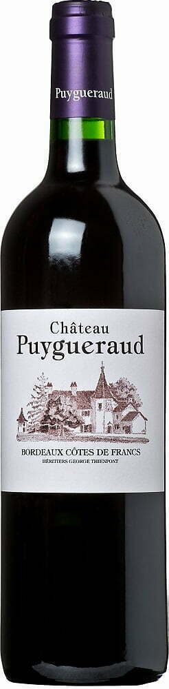 Francois Thienpont Chateau Puygueraud Bordeaux Cotes de Francs 2014 (1x75cl) - TwoMoreGlasses.com