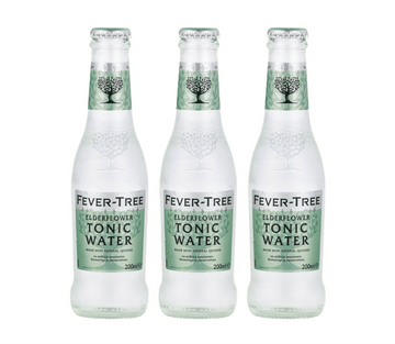 Fever-Tree Elderflower Tonic Water (3x20cl) - TwoMoreGlasses.com