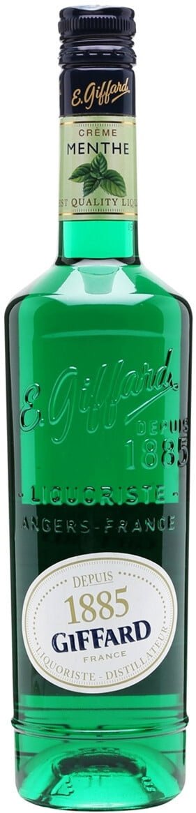 Giffard Creme De Menthe Green (1x70cl) - TwoMoreGlasses.com