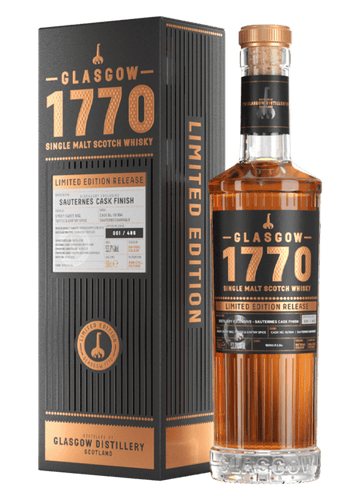 Glasgow 1770 Limited Edition: Sauternes Cask Finish (1x70cl) - TwoMoreGlasses.com