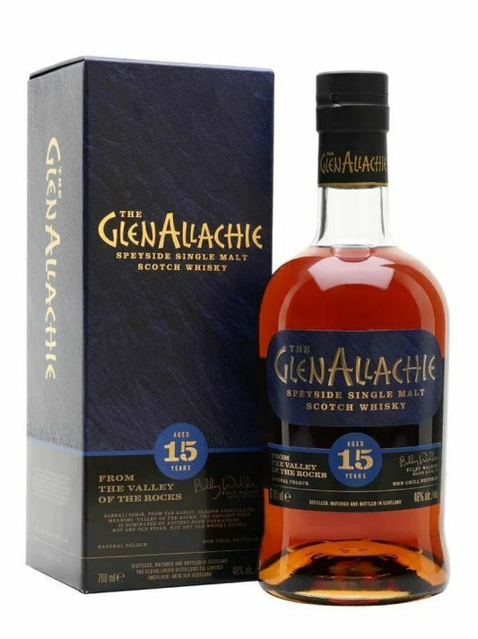 The GlenAllachie 15 Year Old Single Malt Scotch Whisky (1x70cl) - TwoMoreGlasses.com