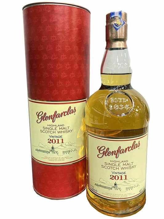 Glenfarclas 2011 Single Malt Scotch Whisky (1x100cl) - TwoMoreGlasses.com