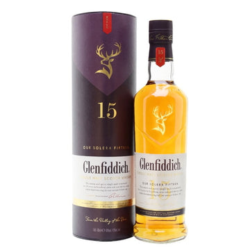 Glenfiddich 15 Years Old Single Malt Whisky (1x70cl) - TwoMoreGlasses.com