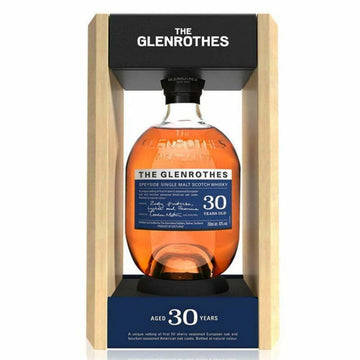Glenrothes 30 Year Old Single Malt Scotch Whisky (1x70cl) - TwoMoreGlasses.com