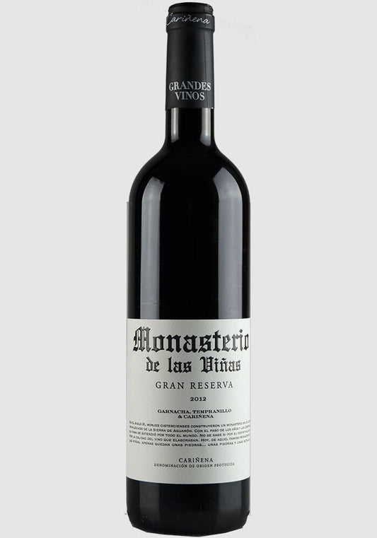 Grandes Vinos, Monasterio de las Vinas Gran Reserva 2012 (1x75cl) - TwoMoreGlasses.com