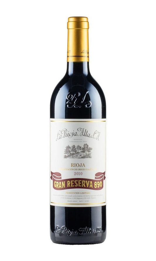 La Rioja Alta Gran Reserva 890 2010 (1x75cl) - TwoMoreGlasses.com