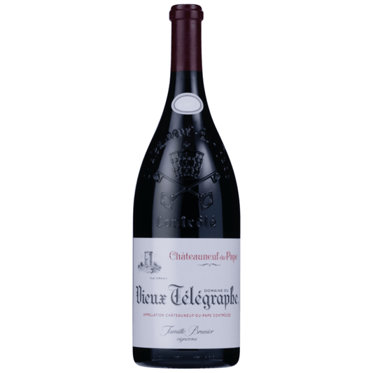 Domaine du Vieux Telegraphe Chateauneuf du Pape La Crau 2018 (1x75cl) - TwoMoreGlasses.com