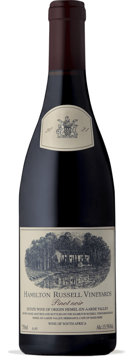 Hamilton Russell Vineyards Pinot Noir 2021 (1x75cl) - TwoMoreGlasses.com