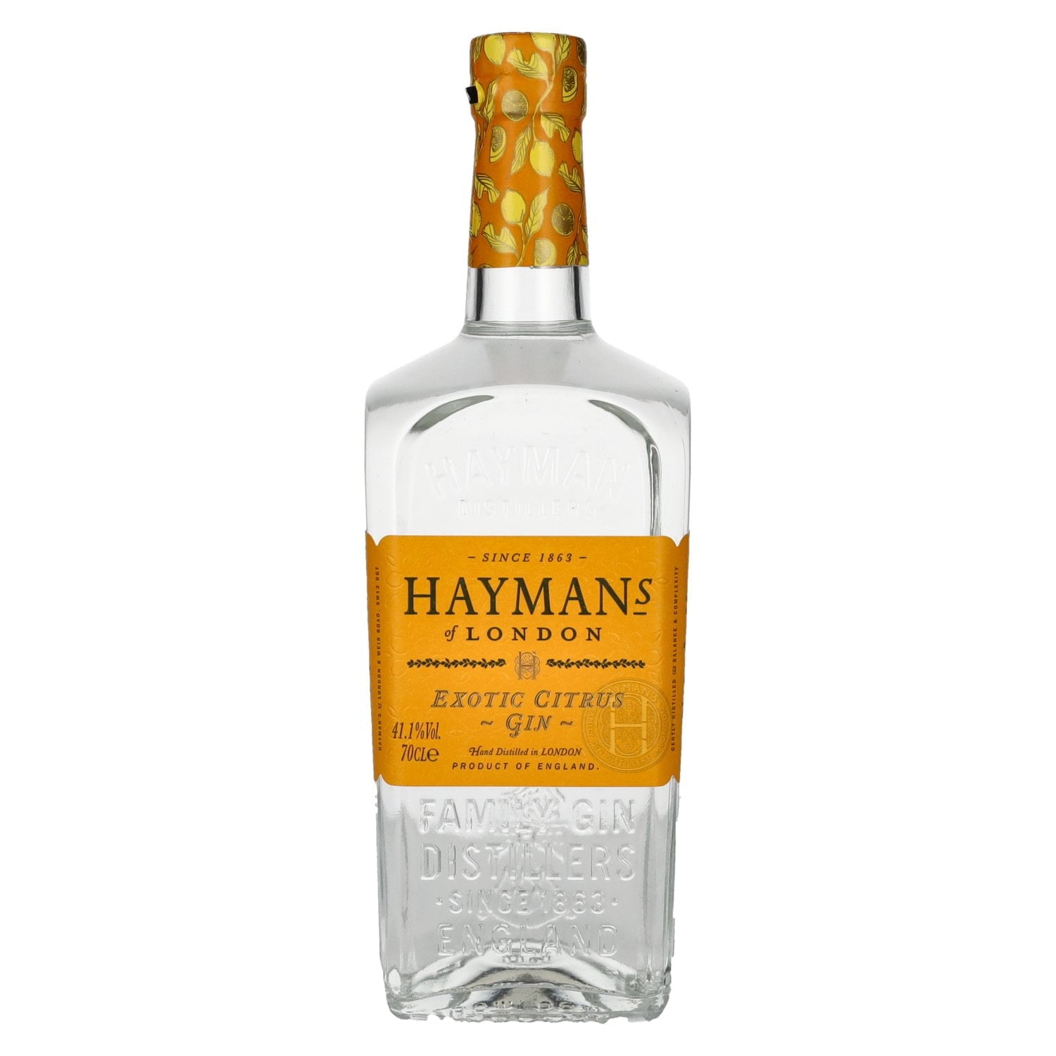 Hayman's Citrus Gin 700ml (1x70cl) - TwoMoreGlasses.com