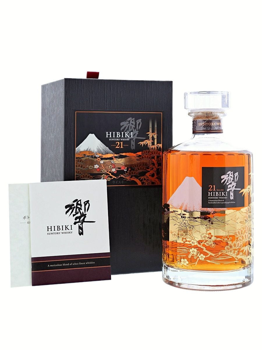 Hibiki 21 Year Old ”Kacho Fugetsu 花鳥風月“ Blended Japanese Whisky (1x70cl) - TwoMoreGlasses.com